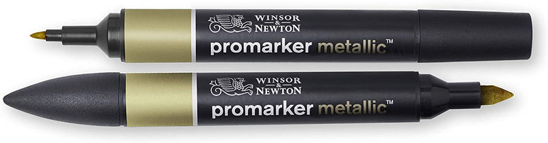 Winsor & Newton Promarkers Metallic Gold - Set of 2
