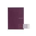 Fabriano Ecoqua Notebook Gummed Dots A4 85gsm 90 Sheets#Colour_WINE