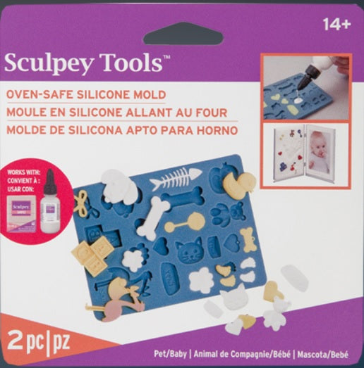 Sculpey Silicone Bakeable Mold - Pet/Baby