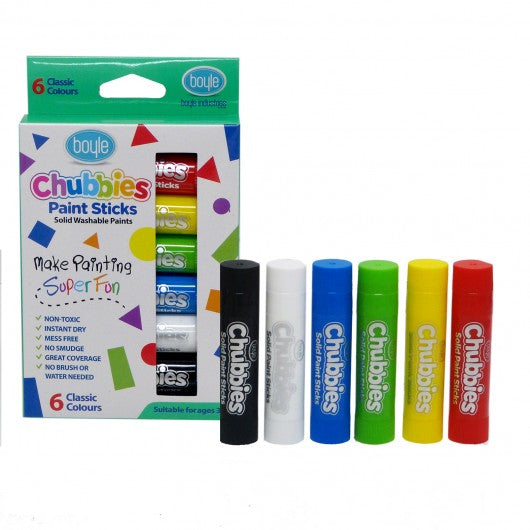 Boyle chubbies paint sticks set of 6