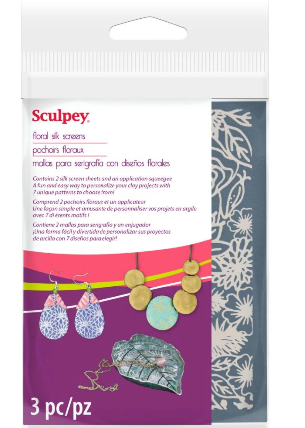 Sculpey Silk Screen Set Floral