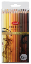 Jasart Studio Pencil Set Of 12#Colour_SKIN TONES