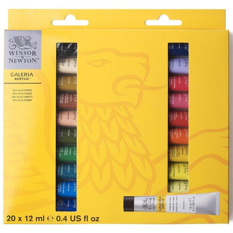 Winsor & Newton Galeria Acrylic Paint 12ml Arrival - Set of 20