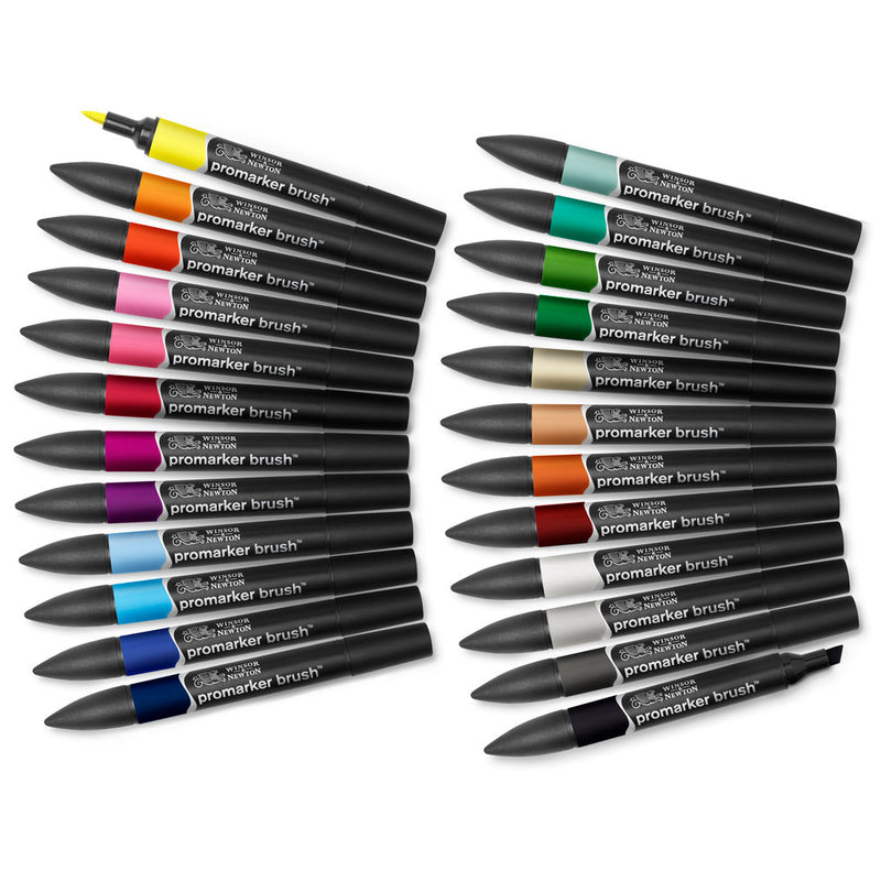 Winsor & Newton Brushmarker Set of 24