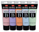 Jasart Byron Acrylic Paint 75ml Set Of 5 Pastel