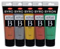 Jasart Byron Acrylic Paint 75ml Set Of 5#Colour_METALLIC