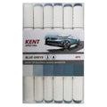 Kent Spectra Graphic Design Marker Brush Chisel Nib Set Of 6#Colour_BLUE GREYS