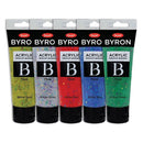 Jasart Byron Acrylic Paint 75ml Glitter Set Of 5