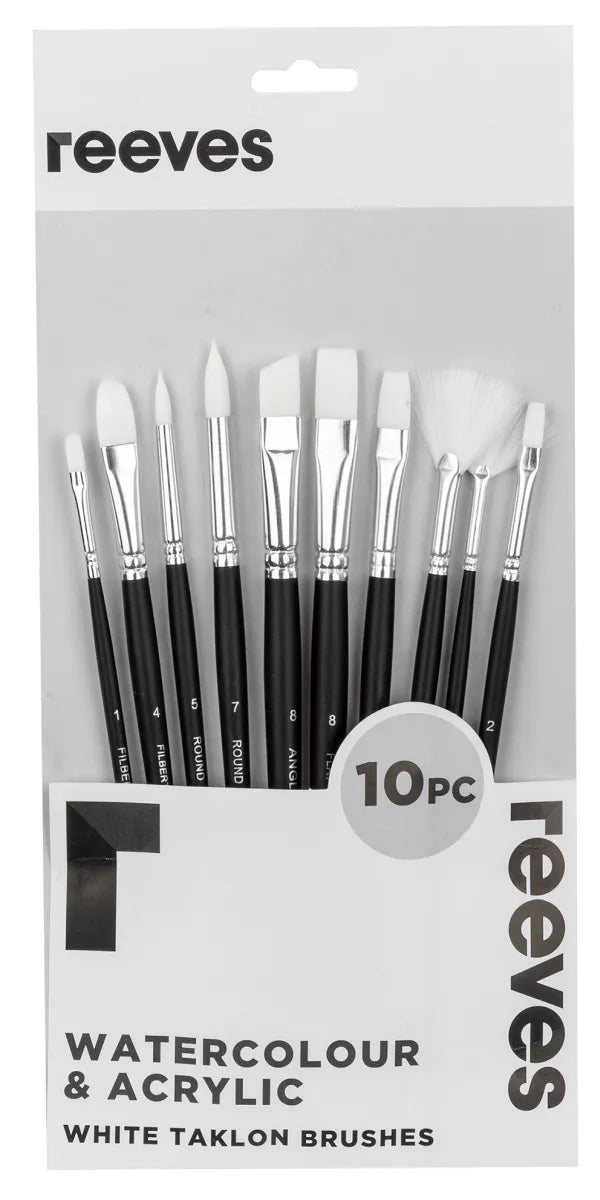 Reeves Brush Taklon Short Set of 10