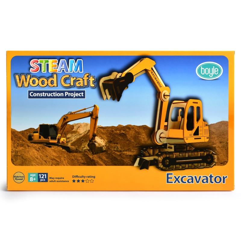 Boyle steam wood craft excavator 26.5X12.6X30cm