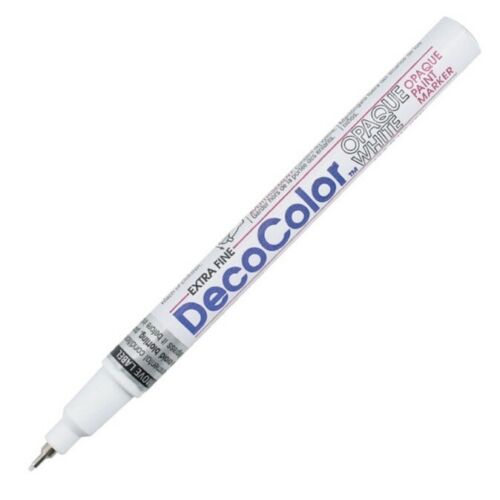 Marvy Decocolor Opaque Paint Marker Extra Fine 130 White