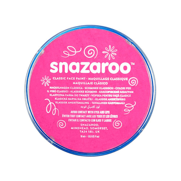 snazaroo face and body paint 18ml pot#Colour_BRIGHT PINK