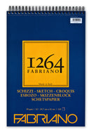 Fabriano 1264 Sketch Pad Spiral (Short Side) 90gsm