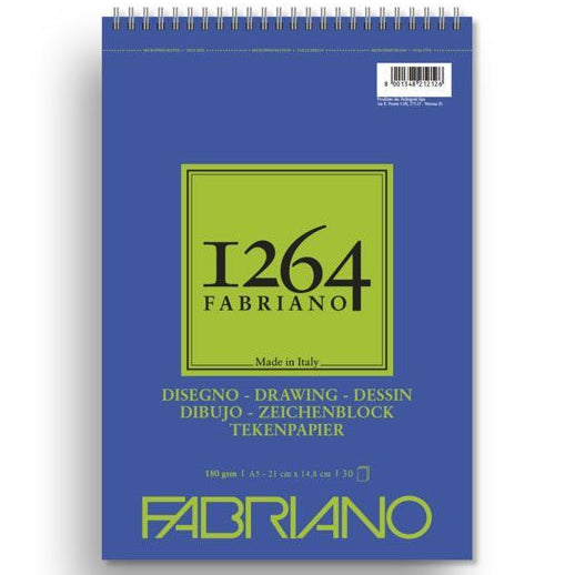 Fabriano 1264 Drawing Pad Spiral 180gsm