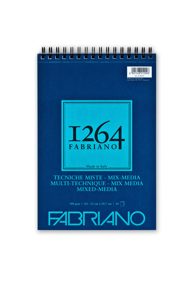 Fabriano 1264 Mix Media Pad Spiral 300gsm