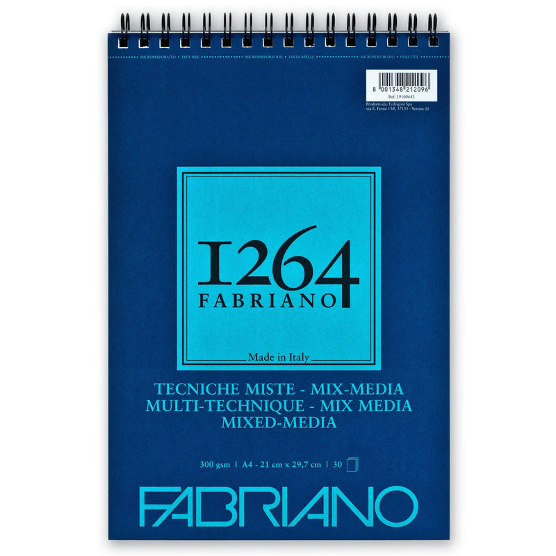 Fabriano 1264 Mix Media Pad Spiral 300gsm