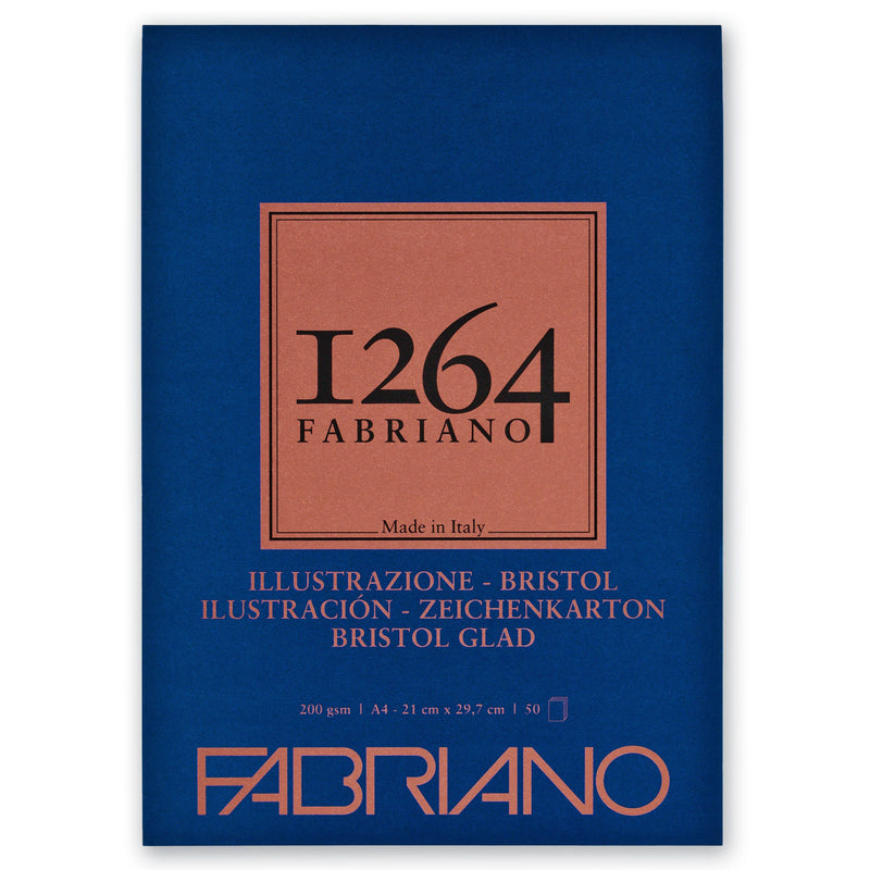 Fabriano 1264 Bristol Pad 200gsm 50 Sheets