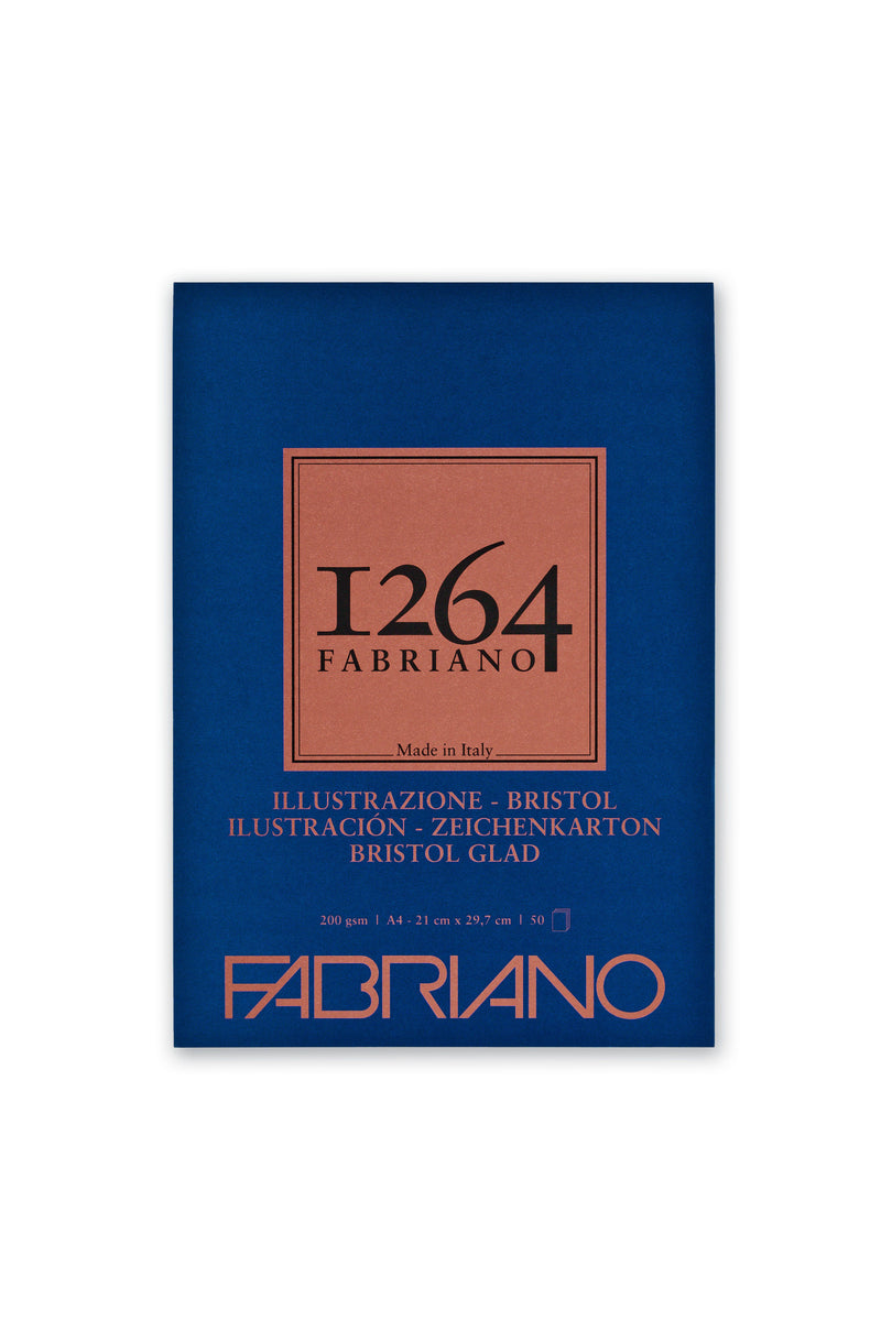 Fabriano 1264 Bristol Pad 200gsm 50 Sheets