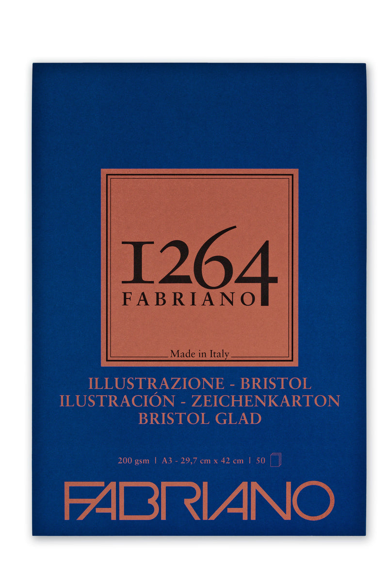 Fabriano 1264 Bristol Pad 200gsm 50 Sheets