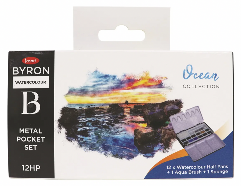 Jasart Byron Watercolour Pocket - Set of 12