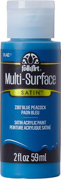 Folk Art Multi-Surface Acrylic Craft Paint 2oz/59ml#Colour_BLUE PEACOCK