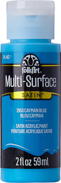 Folk Art Multi-Surface Acrylic Craft Paint 2oz/59ml#Colour_CAYMAN BLUE