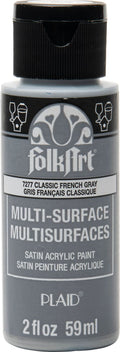 Folk Art Multi-Surface Acrylic Craft Paint 2oz/59ml#Colour_FRENCH GRAY