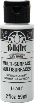 Folk Art Multi-Surface Acrylic Craft Paint 2oz/59ml#Colour_COTTAGE WHITE