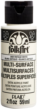 Folk Art Multi-Surface Acrylic Craft Paint 2oz/59ml#Colour_VINTAGE WHITE
