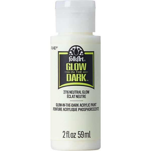 FolkArt Glow In The Dark Paints 236ml Neutral