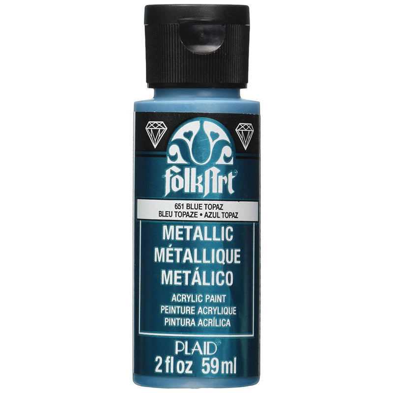 Folk Art Acrylic Metallic Craft Paint 2oz/59ml