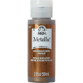 Folk Art Acrylic Metallic Craft Paint 2oz/59ml#Colour_CHOCOLATE BROWN