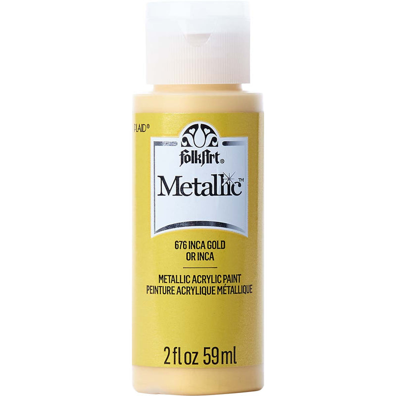 Folk Art Acrylic Metallic Craft Paint 2oz/59ml