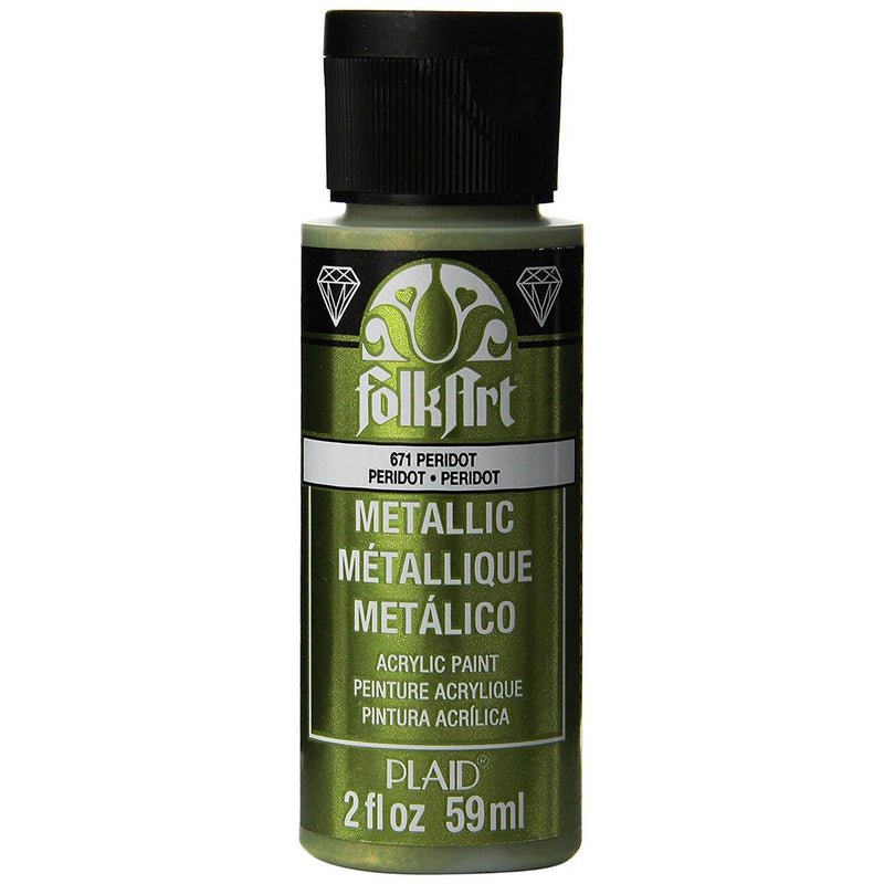 Folk Art Acrylic Metallic Craft Paint 2oz/59ml