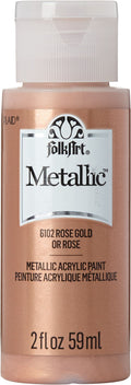 Folk Art Acrylic Metallic Craft Paint 2oz/59ml#Colour_ROSE GOLD