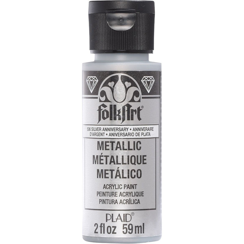 Folk Art Acrylic Metallic Craft Paint 2oz/59ml