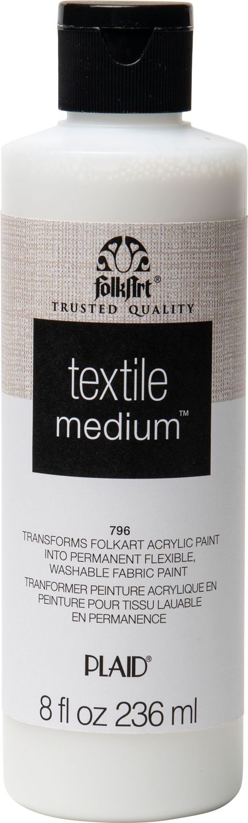 Folk Art Textile Craft Medium 8oz