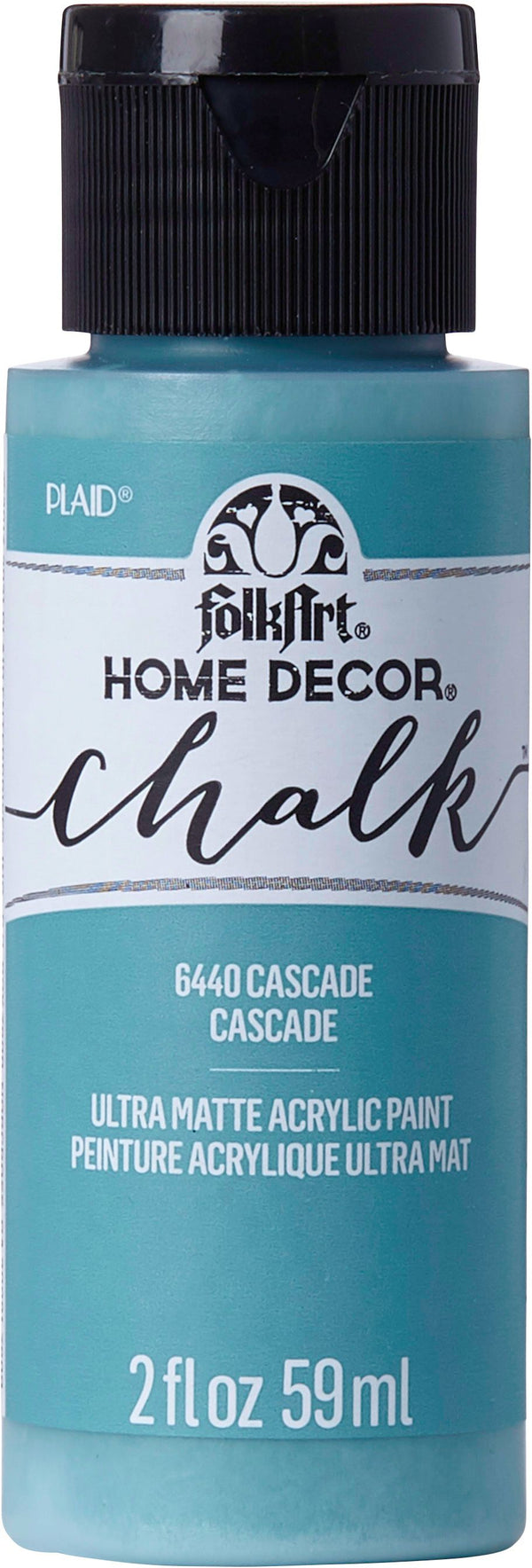 Folk Art Home Decor Chalk Acrylic Craft Paint 2oz/59ml#Colour_CASCADE