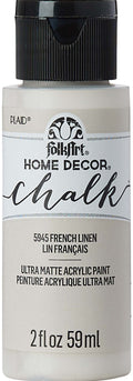 Folk Art Home Decor Chalk Acrylic Paint 2oz/59ml#Colour_FRENCH LINEN