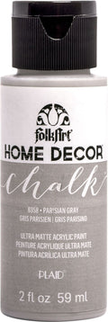 Folk Art Home Decor Chalk Acrylic Craft Paint 2oz/59ml#Colour_PARISIAN GRAY