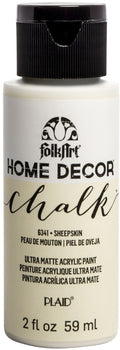 Folk Art Home Decor Chalk Acrylic Craft Paint 2oz/59ml#Colour_SHEEPSKIN