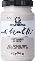 Folk Art Home Decor Chalk Acrylic Craft Paint 8oz/236ml#Colour_FRENCH LINEN