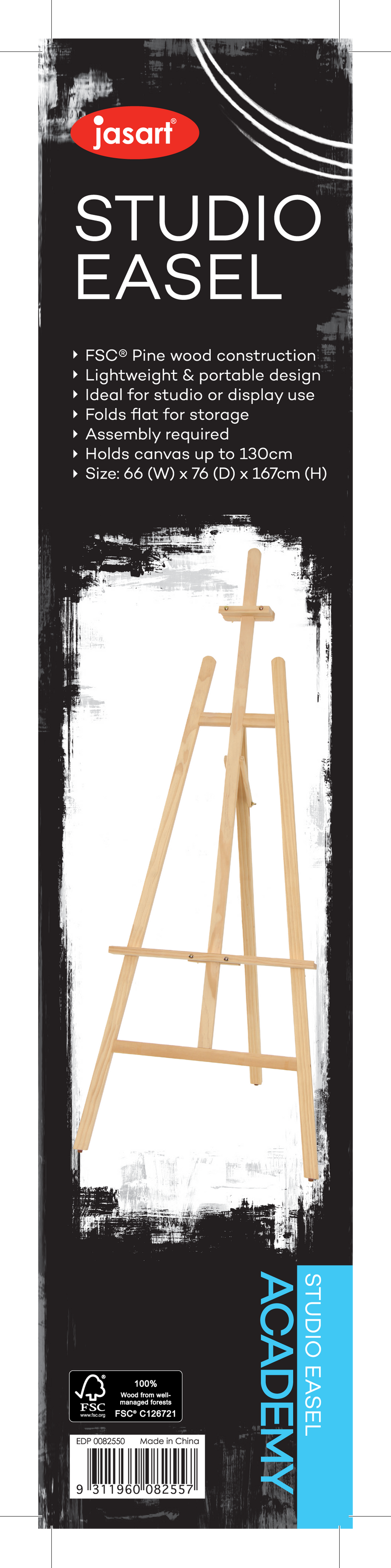 Jasart Academy Studio Pine Easel