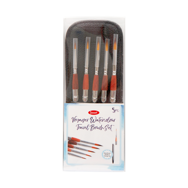 Jasart Watercolour Pocket Travel Art Brush 5 Piece Set