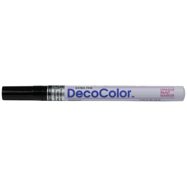 Marvy Decocolor Opaque Paint Marker Extra Fine 140 Black