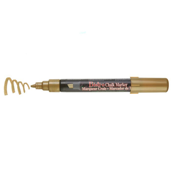 Marvy Bistro Chalk Marker Chisel 483#Colour_GOLD