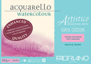 Fabriano Artistico Watercolour Enhanced Pad 300gsm Hot Press 12 Sheets