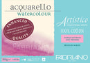 Fabriano Artistico Watercolour Enhanced Pad 300gsm Hot Press 12 Sheets