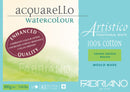 Fabriano Artistico Watercolour Enhanced Pad 300gsm Rough 12 Sheets