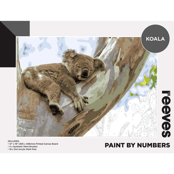 Reeves Paint By Numbers 12x16Inch#Design_KOALA